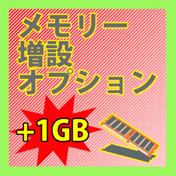 メモリー1GB 増設オプション